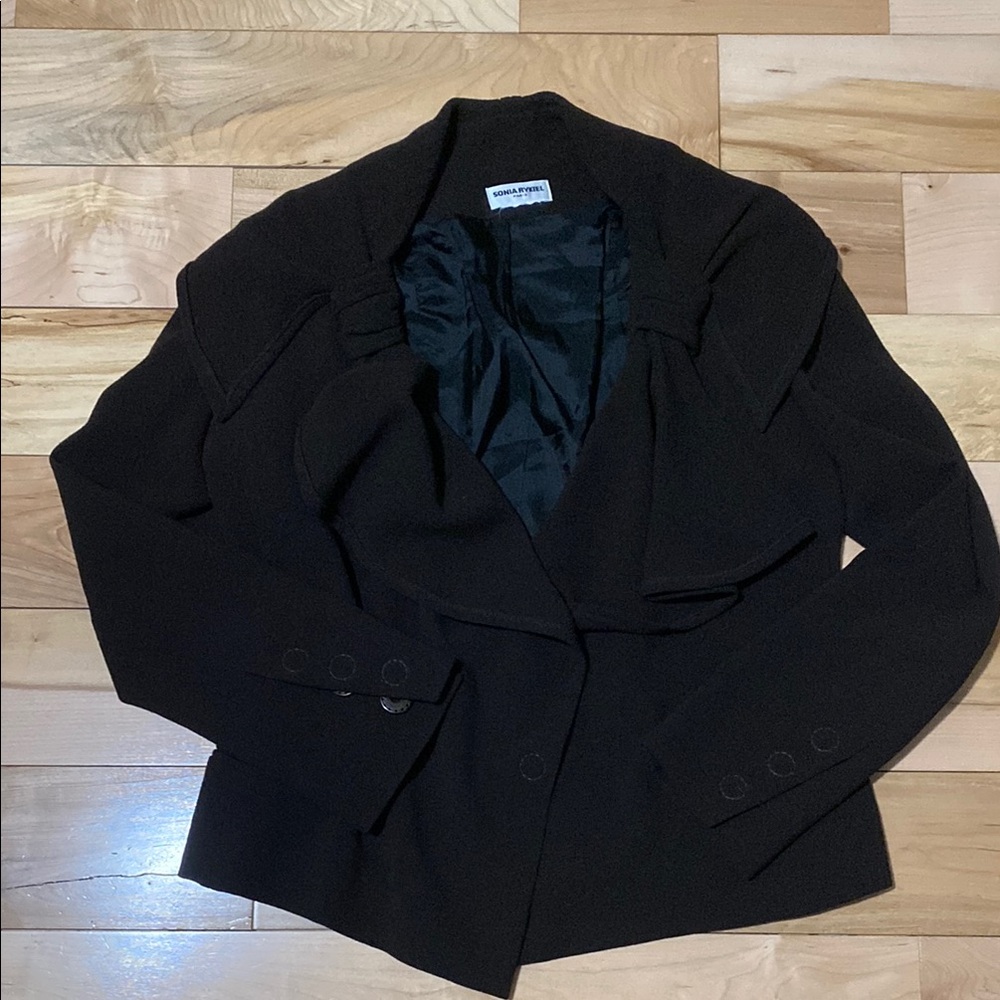 Vintage Sonia Rykiel Brown Wool Blazer